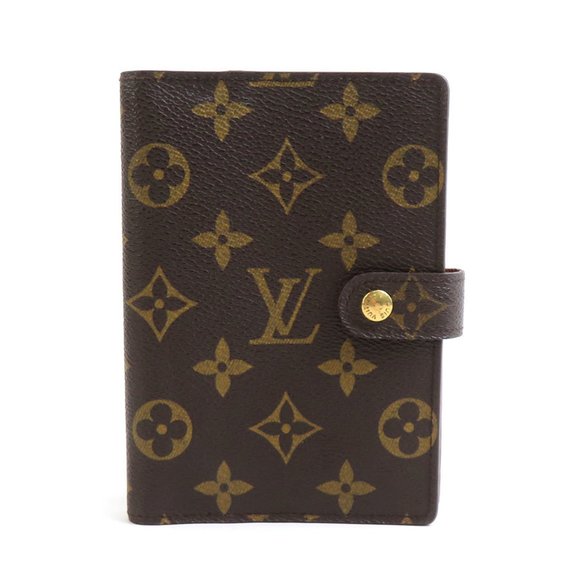 Louis Vuitton Handbags - Louis Vuitton LOUIS VUITTON Notebook Cover Monogram Agenda PM Canvas Brown Gold